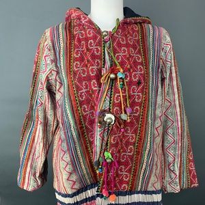 Vintage Colorful Winter Cape